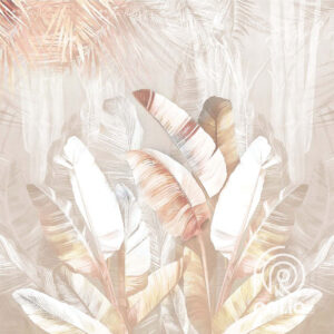 Alternative view of Foggy Jungle Customized Wallpaper