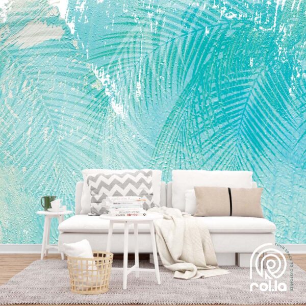 Monochrome Palms Customized Wallpaper