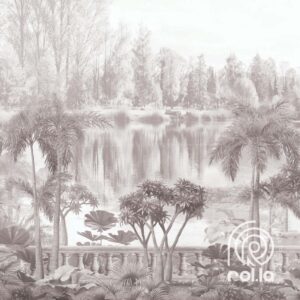 Alternative view of Palace View Customized Wallpaper