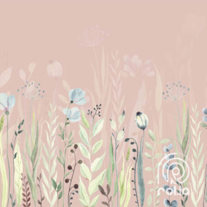 Alternative view of Pink Blush Customized Wallpaper