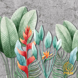 Alternative view of Rocky Tropy Customized Wallpaper