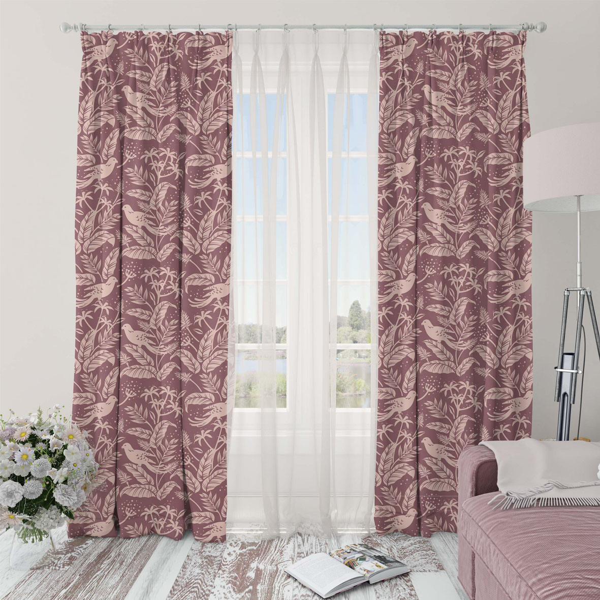 Printed Curtains Customizable