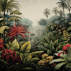 Alternative view of A Valley to explore Customized Wallpaper