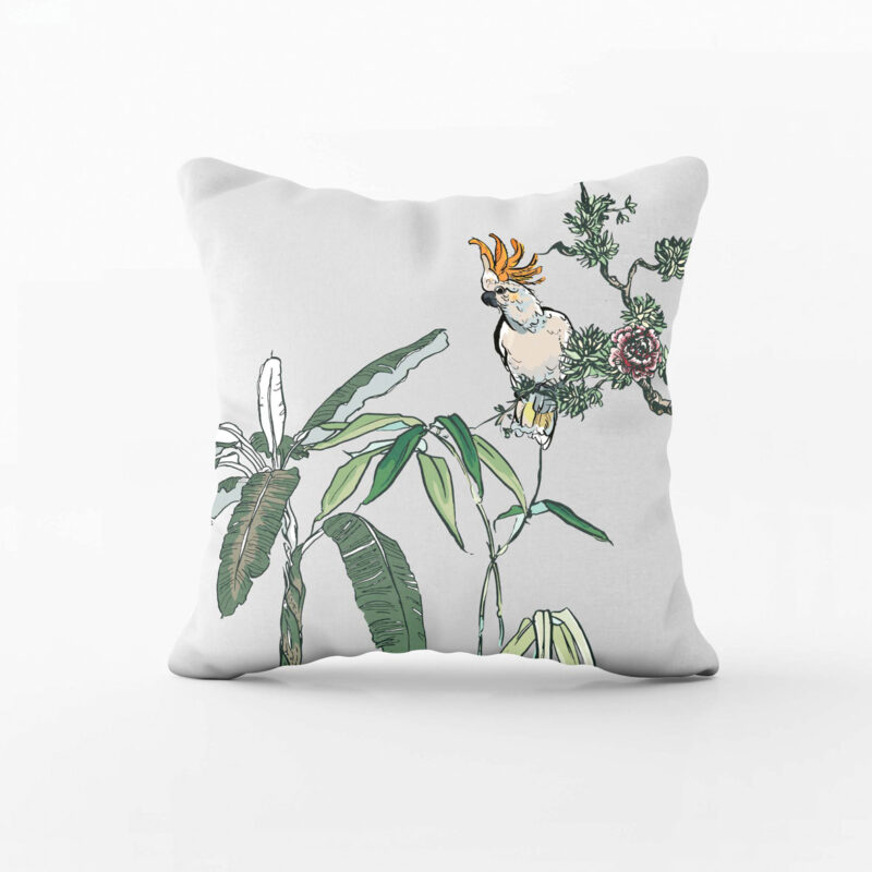 Chanting Parrot Cushion | Rolla Egypt