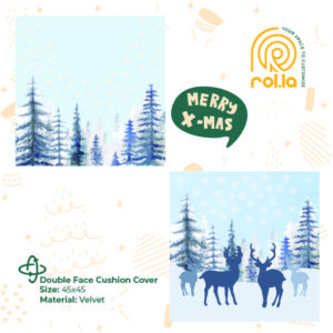 Alternative view of Rudolph the Reindeer Cushion Cover