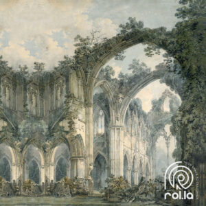 Alternative view of The Vintage City Customized Wallpaper