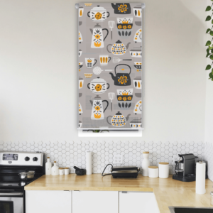 Printed Sunscreen Blind 0.96 x 1.85 m