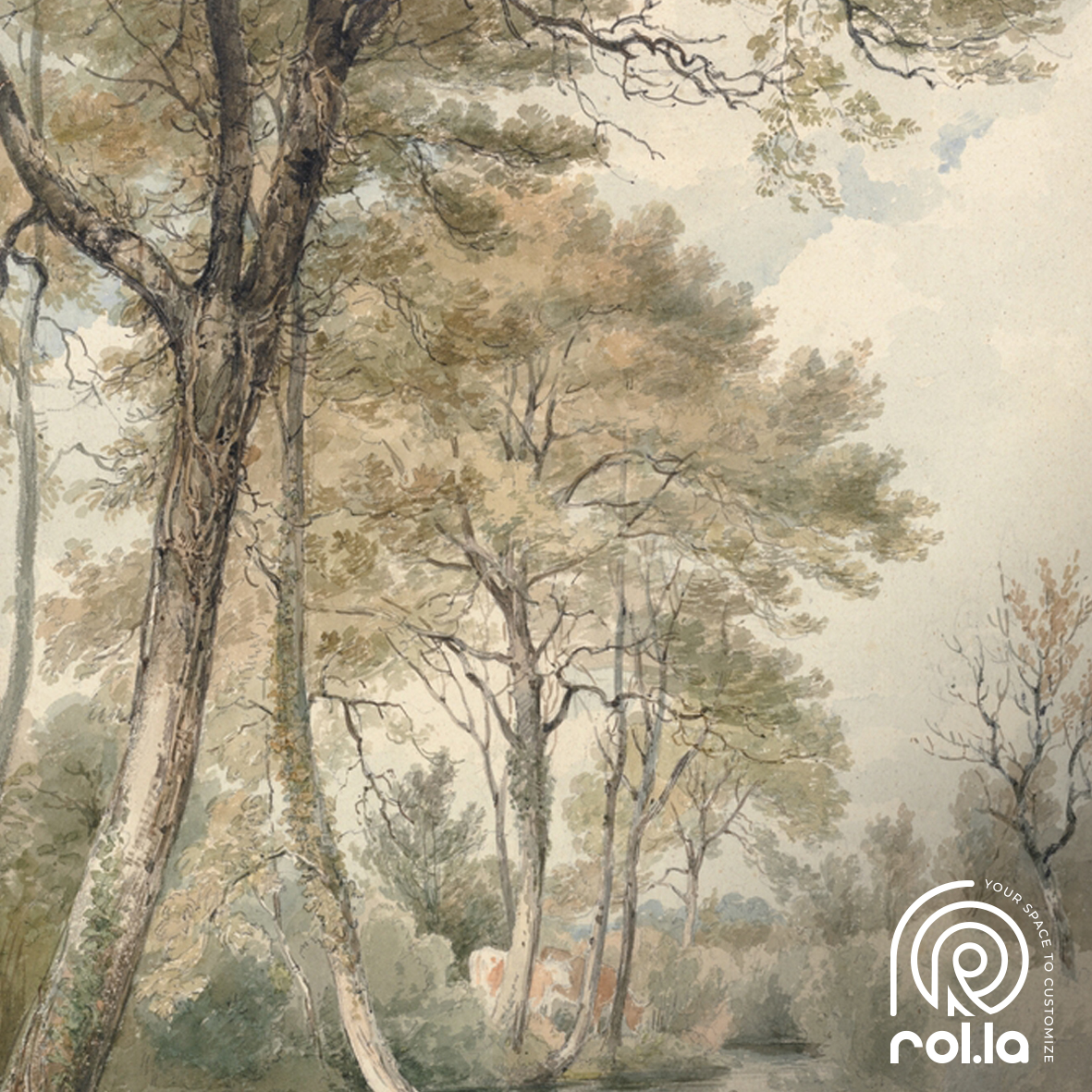 Morning Haze Customized Wallpaper - Image 2