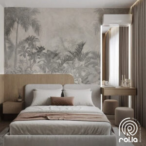 Palm Serenity Customized Wallpaper