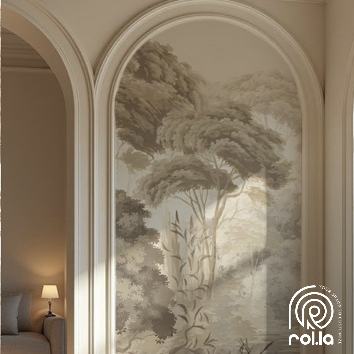 Whispering Trees Customized Wallpaper