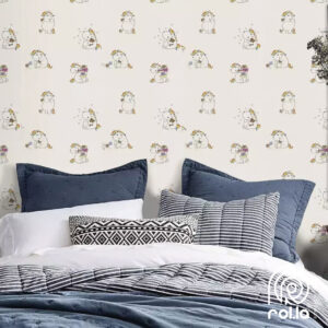 211900: Playful Unicorn Rasch Wallpaper Roll