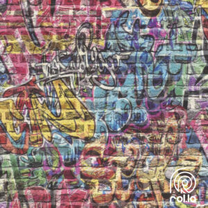 Alternative view of 213201: Street Graffiti Rasch Wallpaper Roll