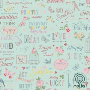 216714: Baby Blue Country Rasch Wallpaper Roll