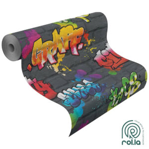 237801: Spray Graffiti Rasch Wallpaper Roll