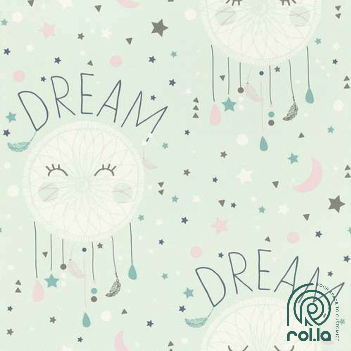 248760- Dream Catcher Rasch Wallpaper Roll - Image 2