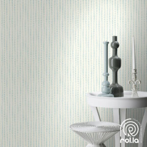 249132: Baby Blue Triangles Rasch Wallpaper Roll