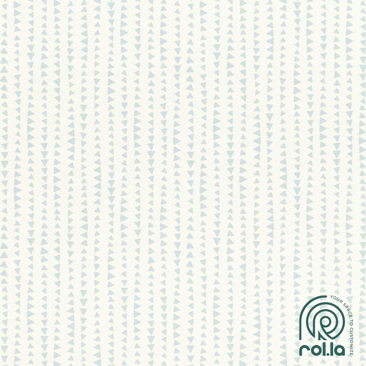 249132: Baby Blue Triangles Rasch Wallpaper Roll