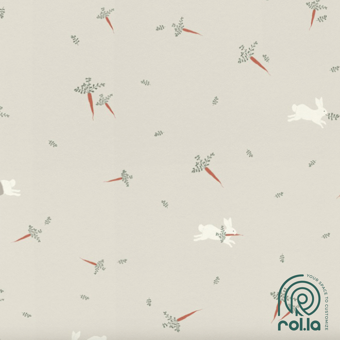 249248: Carrots Rasch Wallpaper Roll