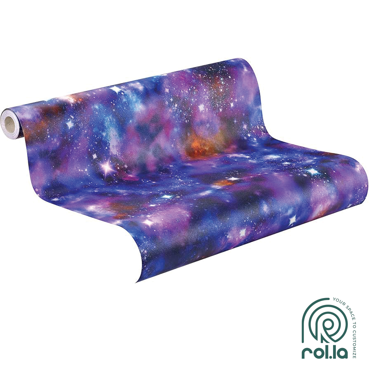 273205: Stars Galaxy Rasch Wallpaper Roll