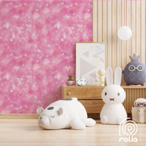 273212: Pink Galaxy Rasch Wallpaper Roll