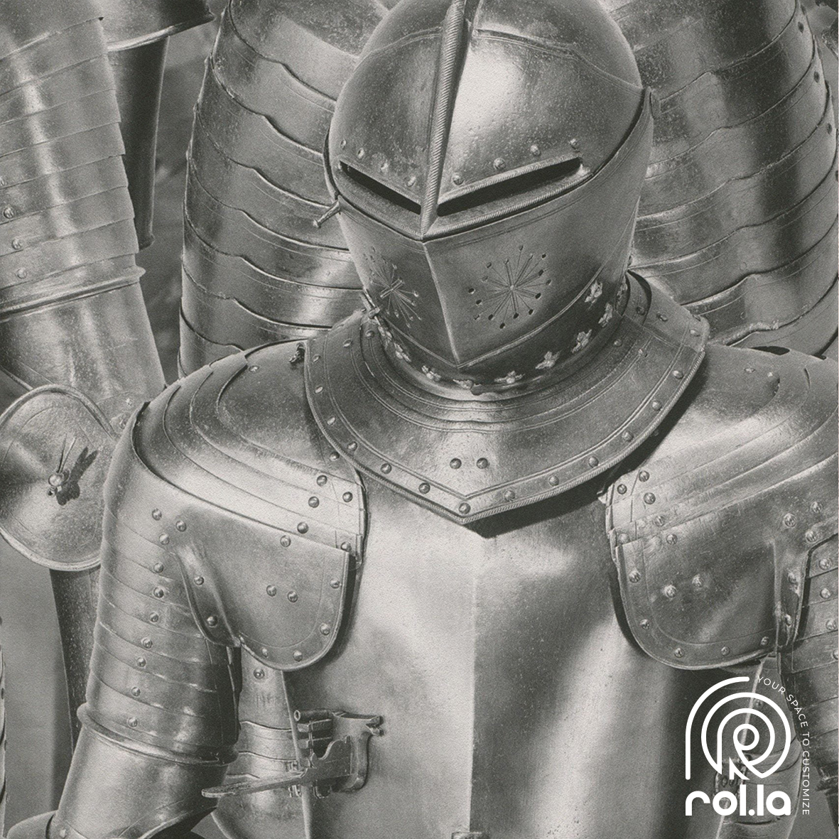 291100: Knights Rasch Wallpaper Roll