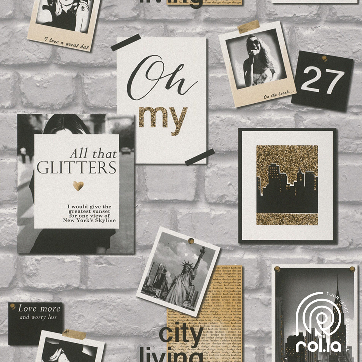 291605: Frames Rasch Wallpaper Roll