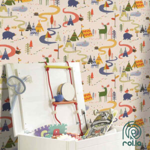 292428: Camping Adventure Rasch Wallpaper