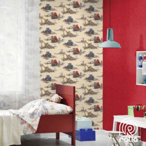 293500: Young Builders Rasch Wallpaper