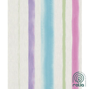 436402: Colorful Strips Rasch Wallpaper Roll