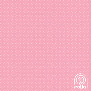 442304: Pink dots Rasch Wallpaper Roll • White dots with a pink background • Adds a feminine soft touch to a girl’s bedroom • Rasch German Made Wallpapers • Material: Linen textured paper • Roll size: 10.05 meters long and 0.53 meters wide • 1 Roll fits a 5-meter square wall • Washable: cleaned with a damp cloth or sponge • Light Fastness: resistant to fading from light exposure