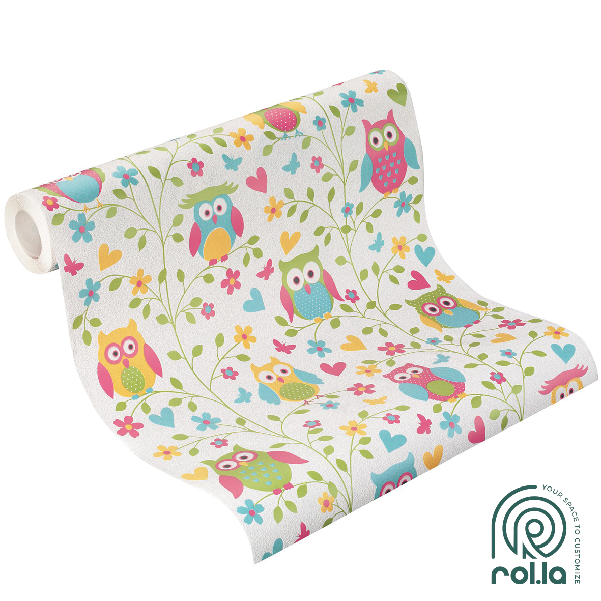 459104: Guardian Owls Rasch Wallpaper Roll