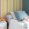 459302: Heart Strips Rasch Wallpaper Roll