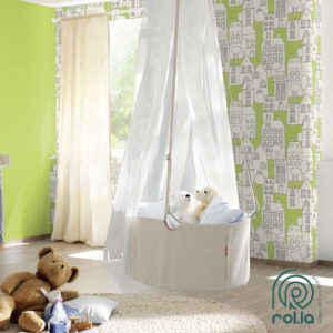 503456: Green Houses Rasch Wallpaper Roll