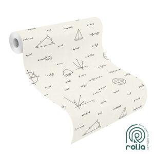 814828: Fun Geometry Rasch Wallpaper Roll