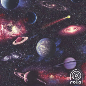 815429: Galaxy Rasch Wallpaper Roll