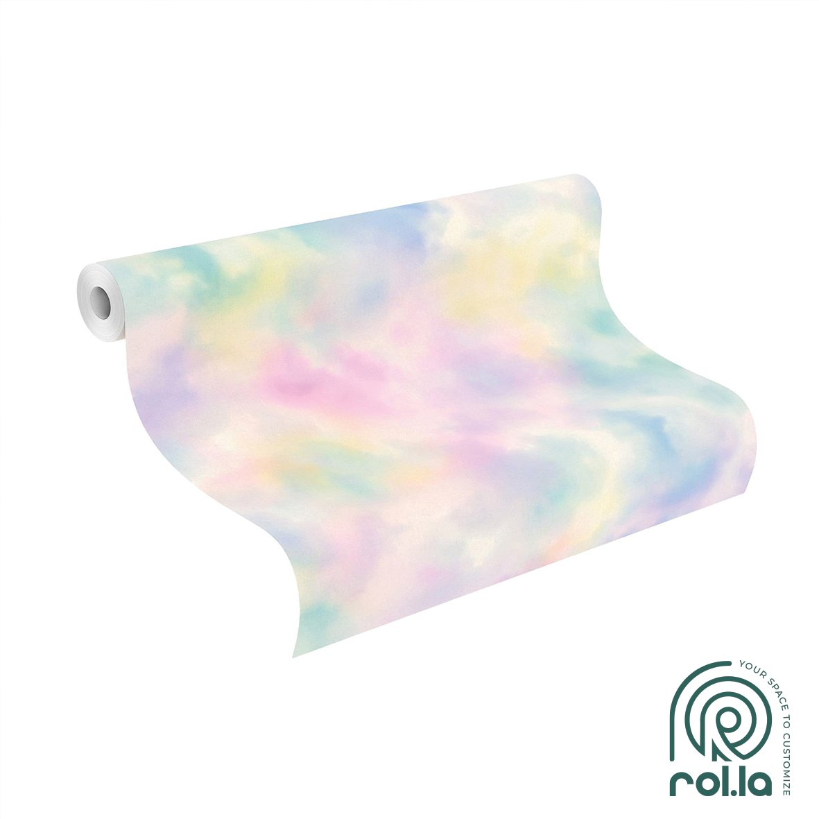 818017: Cotton Candy Rasch Wallpaper Roll