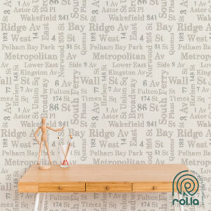 886719: NYC Subways Rasch Wallpaper Roll