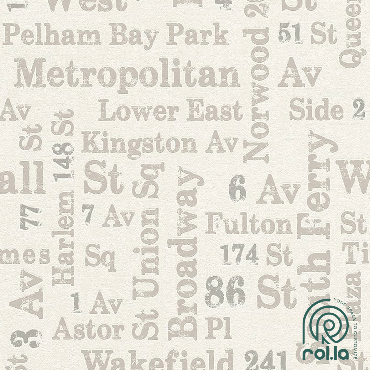 886719: NYC Subways Rasch Wallpaper Roll