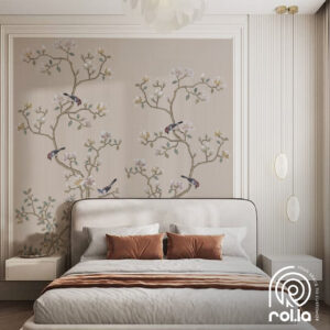 Birds on trees Customized Wallpaper