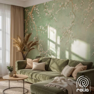 Petals in the Mist Customized Wallpaper