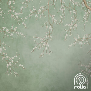 Alternative view of Petals in the Mist Customized Wallpaper
